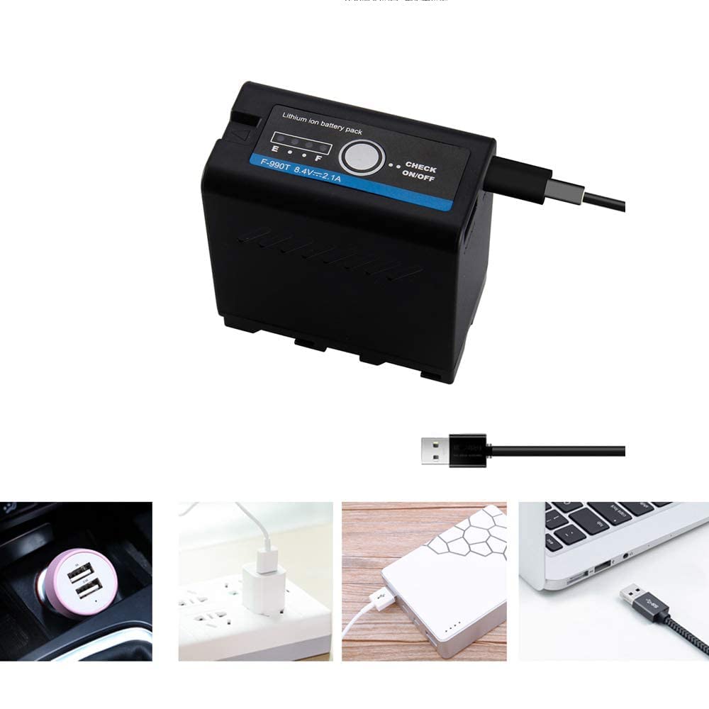 Amazon | FOMITO NP-Fバッテリー Tap-C入力 容量7800mah USB出力ポート