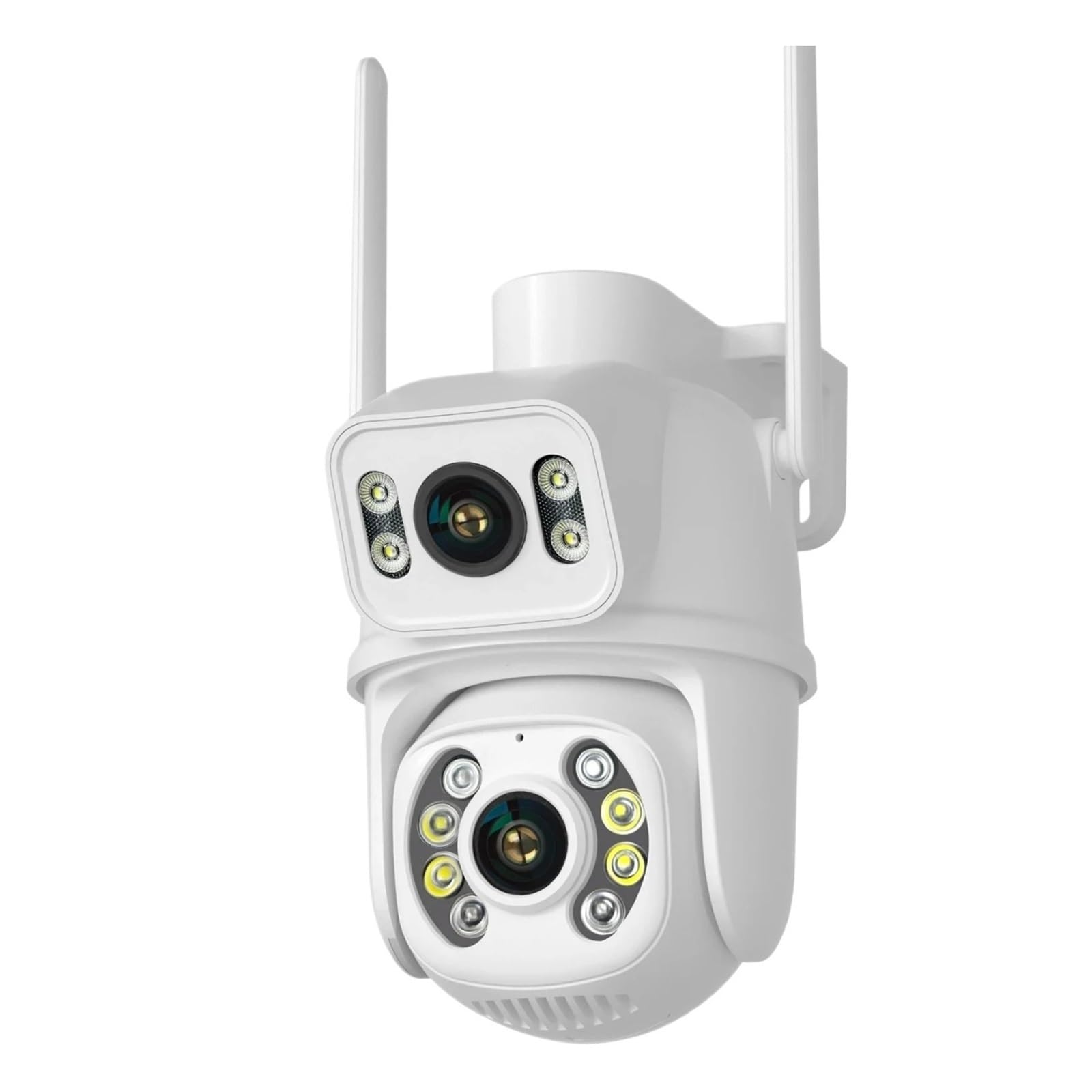 JVDDI 8MP 4K PTZ Wifi Camera With Dual Lens Dual Screens AI Human Detection Wireless Outdoor CCTV Security IP Camera(8MP NO SD Card)