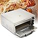 Elektryczny piec do pizzy, ze stali nierdzewnej, niezależna regulacja temperatury, funkcja timera, piec kamienny, szamot, do chleba i wypieków, 2000 W
