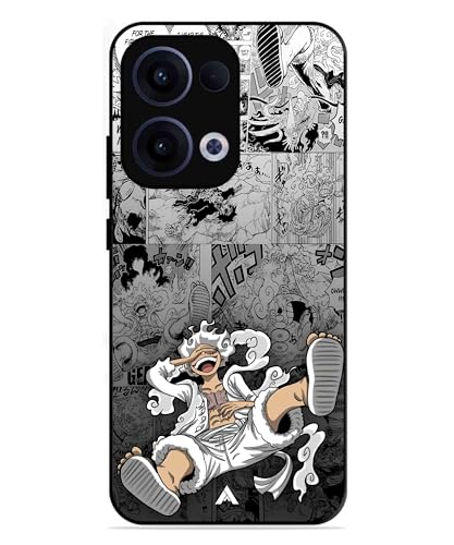 Image of Premium Anime 2 Case for Oppo Reno 13 (Glossy Finish) Soft-Touch Metal TPU Back Cover, Shockproof, Designer, Aesthetic Mobile Phone Case