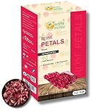 Herbs Botanica Dried Rose Petals Edible Perfect for Tea, Potpourri, Bath Bombs, Beauty Products, Resealable Bag for Freshness and Longevity Non-Toxic, Chemical-Free, 100% Non GMO 3.6 oz