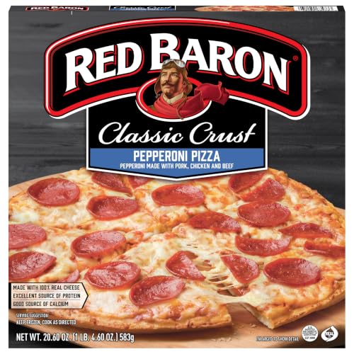 Red Baron, Classic Pepperoni Pizza, 20.60 oz (Frozen)