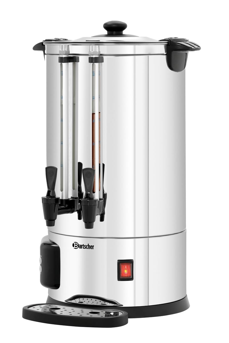Distributeur inox d'eau chaude & thé 15 Litres électronique, argenté, 2500 W, 220 V - MONO