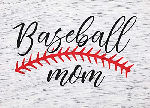 Baseball Mom T-Shirt Women Letter Print Funny Baseball Graphic Tees Tops Short Sleeve Casual Tee4