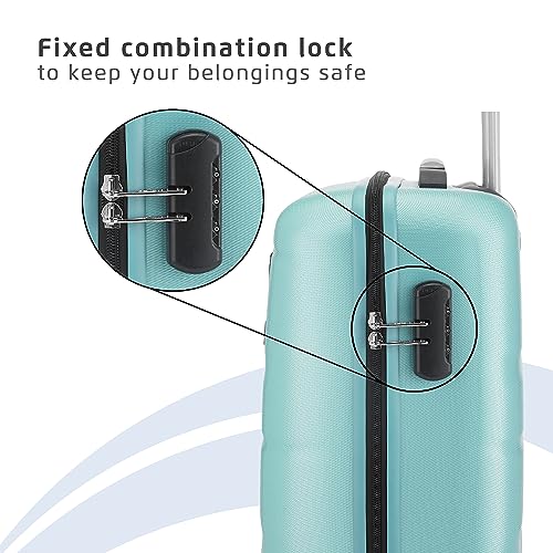 Image of Safari Cabin Polycarbonate Persia Hardside Small Size Luggage Spearmint Color 55Cm, 4, Spinner, Trolley Bag