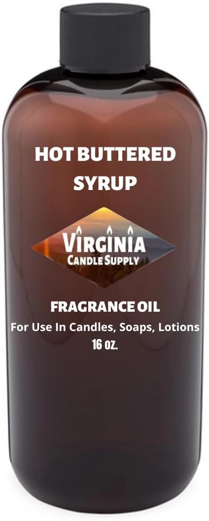 Hot Buttered Syrup Fragrance Oil (Our Version of The Brand Name) (16 oz Bottle) for Candle Making, Soap Making, Tart Making, Room Sprays, Lotions, Car Fresheners, Laundry Detergent,Fabric Softener