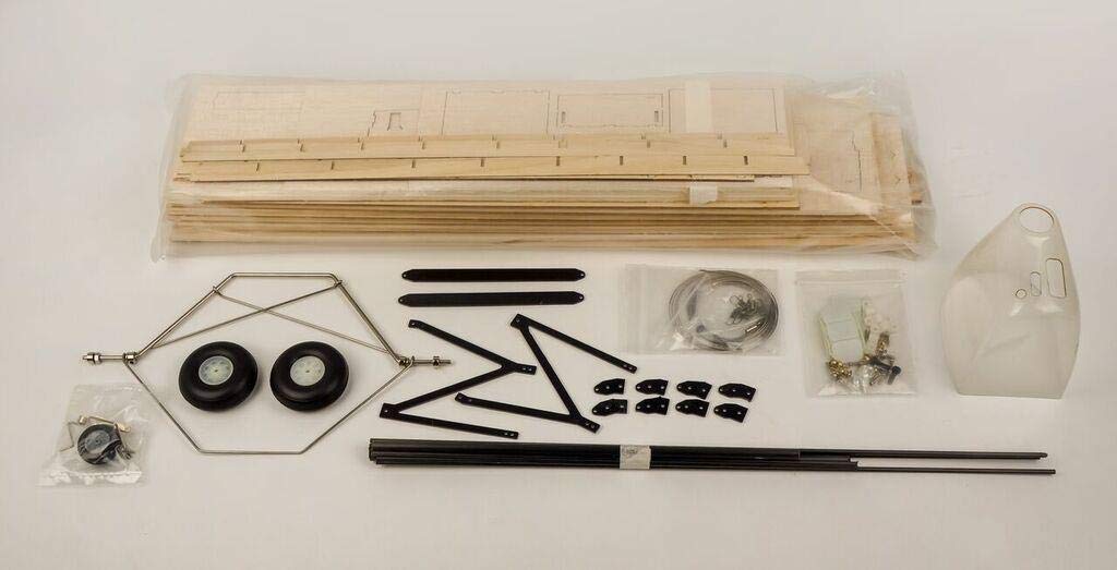 Torcster 212878 Tiger Moth 980mm Holzbaukasten Modellflugzeug für RC Bausatz DIY, gelaserte Balsa Sperrholz Holz Bauteile Holzmodell Flugzeug