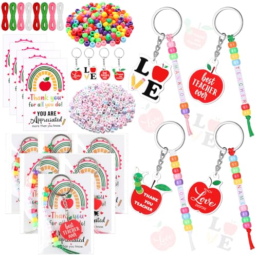 Suncalla 984 Pcs 24 Set Teacher Keychain Making Kit Teacher