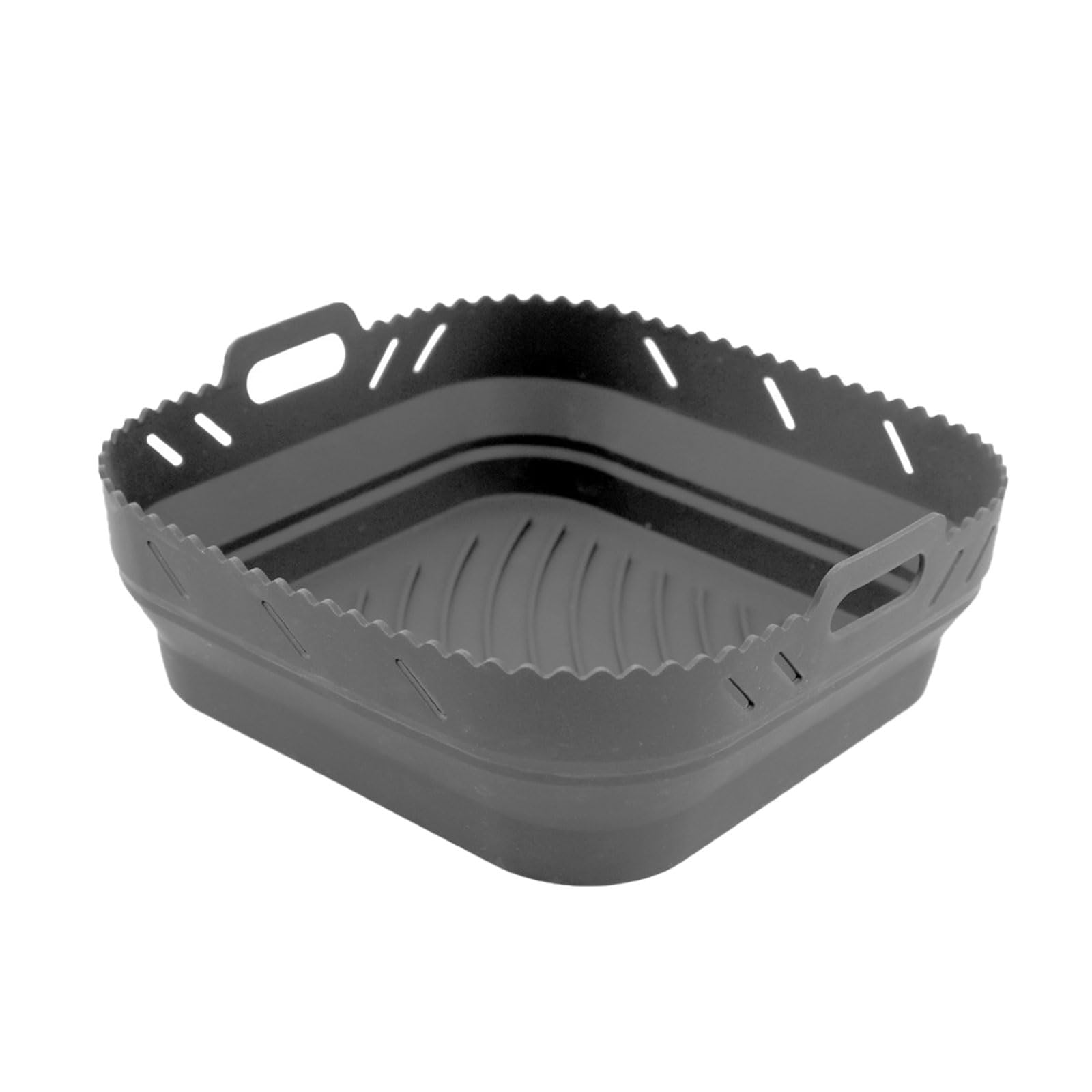 Air Fryers Baking Tray Silicone Divider Pads Silicone Air Fryers Basket Grilling Rack Air Fryers Bowl for Baking and BBQ