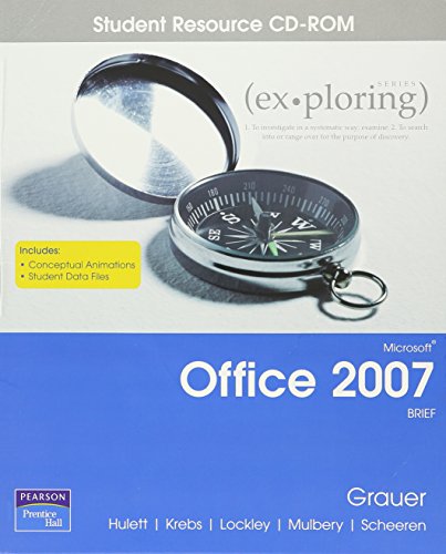 Preisvergleich Produktbild Exploring Ms Office 2007