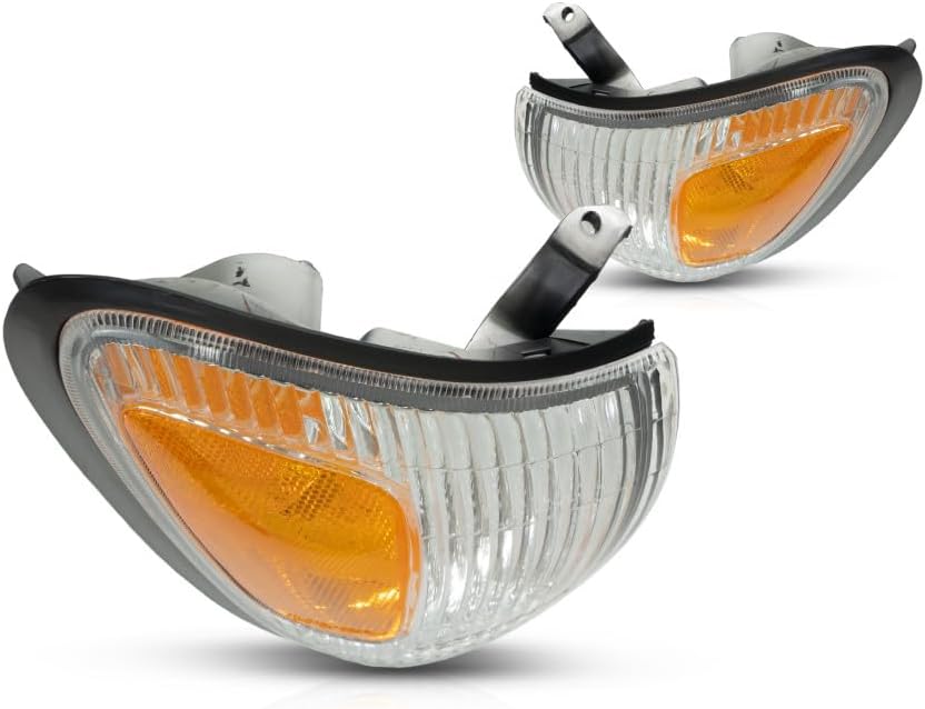 For 1997-2000 Toyota Tacoma Pair Side Marker Light Driver and Passenger Side | 4WD | Replacement For TO2520154, TO2521154 | 81620-04060, 81610-04060