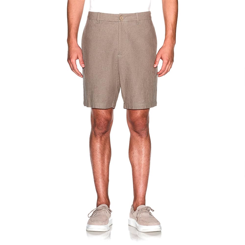 Short en lin vert homme Armani Exchange bermuda léger été vêtement chic - 6