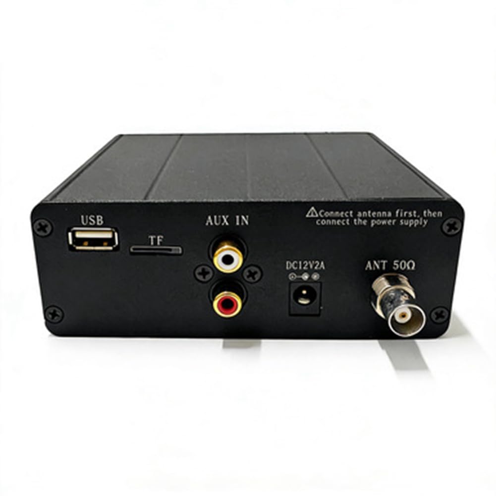 Émetteur FM -05C 0,2W Multifonction Stéréo Bluetooth/USB Carte TF/Microphone Transmission Audio sans Basse Puissance