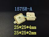 Davitu Electrical Equipments Supplies - 100 pcs/lot 1575R-A 1575R 1575.42MHZ GPS Passive Ceramic Antenna Connector 25254MM 25252MM - (Color: 25 25 2MM)