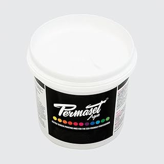 Permaset Aqua Standard 1 Litre White - Screen Printing Ink for Fabric - ...