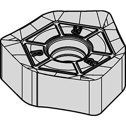 Image of WIDIA 5622622 Face Mills M1200 Series Insert 15.88MM Size, 9.6MM Cutting Edge, 17.3070MM Length Al2 O3 Carbide .S..GDW Hexagon 120