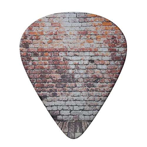 Lot de 6 médiators muraux imprimés en briques vintage pour guitare acoustique et électrique avec boîte de rangement - Les Beatles, Paul McCartney, John Lennon, RIngo Starr, George Harrison Lot de 6 médiators muraux imprimés en briques vintage pour guitare acoustique et électrique avec boîte de rangement – Image 4