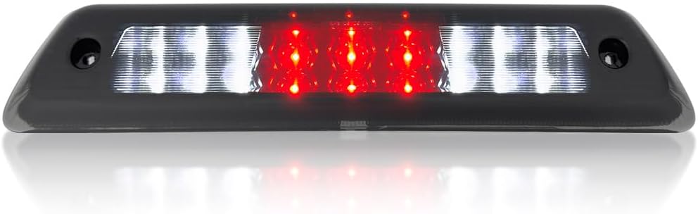 RECON - Fits 2009-2014 F150 Smoked Black LED 3rd Brake Light Kit with White Cargo Lights in Smoked Lens