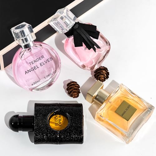 Perfume Gift Set for Women | 4 Pcs Eau de Parfum Collection | Long-Lasting Floral Fresh Aromatic Fragrances | Elegant Women’s Perfume Set | 4 in 1 Valentine Gifts for Women