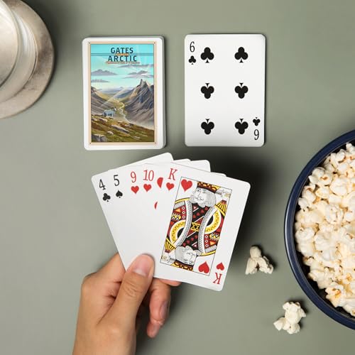 Baraja de cartas póker Gates of the Arctic Alaska miniatura 2