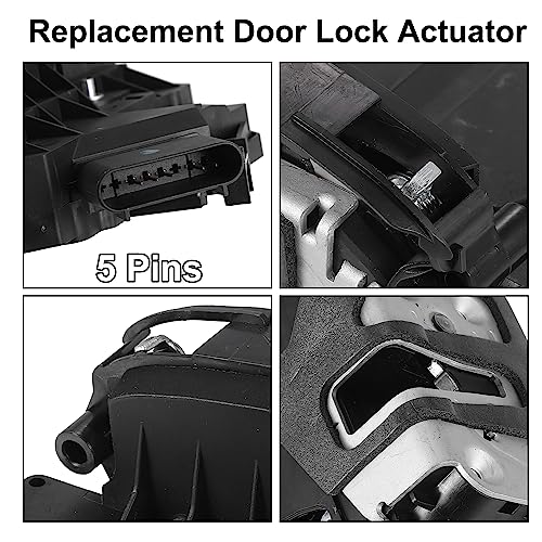 Image of ACROPIX Front Right Side Door Latch Actuator Fit for Ford Focus Escape Fiesta Edge Fusion - Pack of 1 Black
