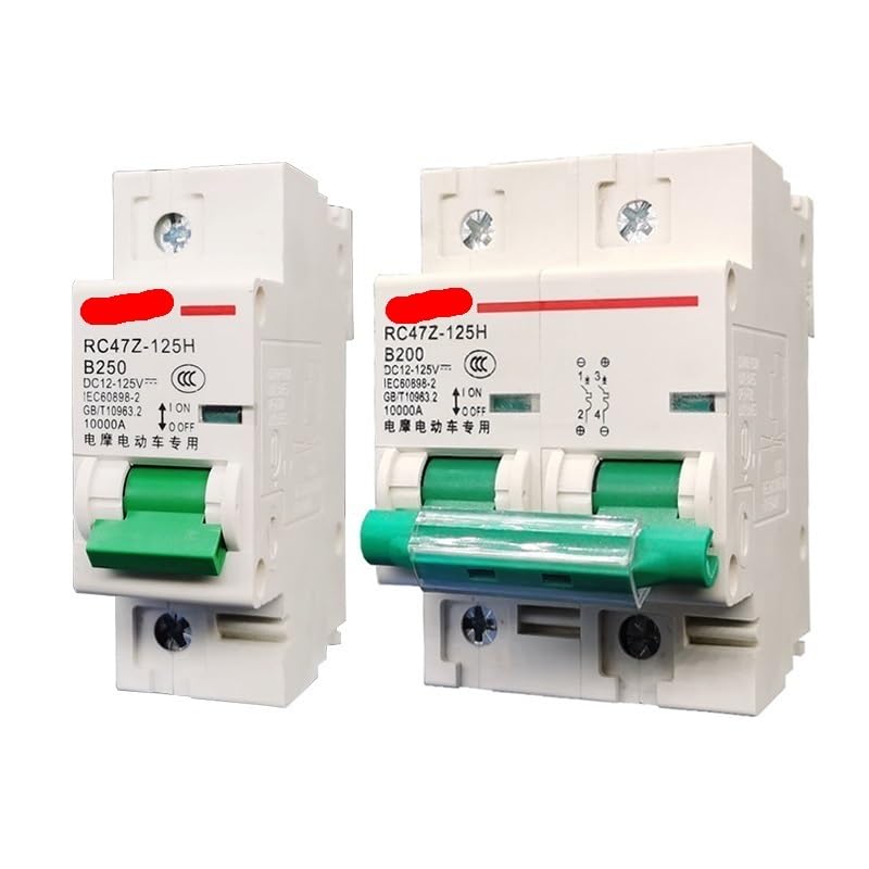 Salvavita Riarmo Automatico Interruttore automatico CC 80A 100A 125A 150A 200A 250A Corrente 12V-125V(2P,200A)