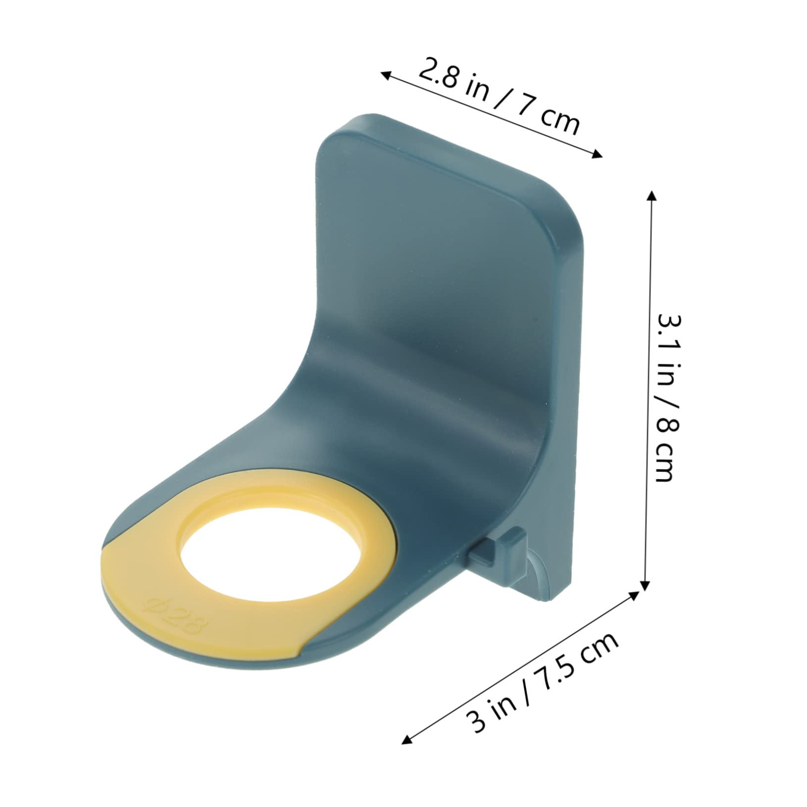 WOONEKY Bottled Soap Holder Wall-mounted Storage Rack Adhesive Shampoo Organizer for Bathroom