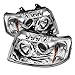 Spyder Auto 5010124 LED Halo Projector Headlights Chrome/Clear