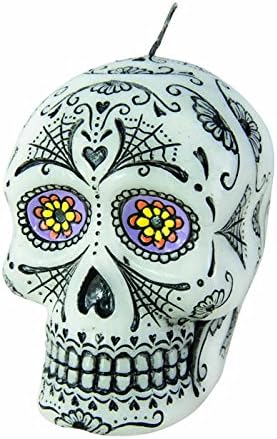 P 'tit Clown Re39700 candle Skull Day Of The Dead