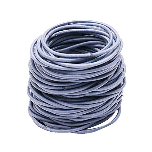AKAAYUKO 100 Piezas Banda Elástica de Anillo de Pelo de Nylon Colores azul Cover