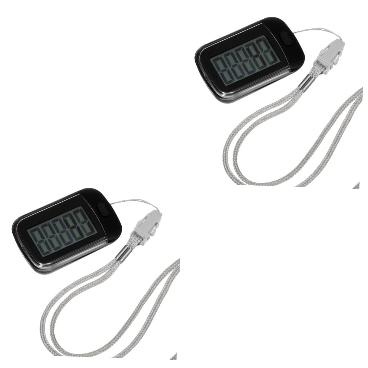 UPKOCH Schrittzähler klein Wandern mit Klipp Tracker Gehensmesser Tragbar Knöchel Schalter Sensor Plastik Black
