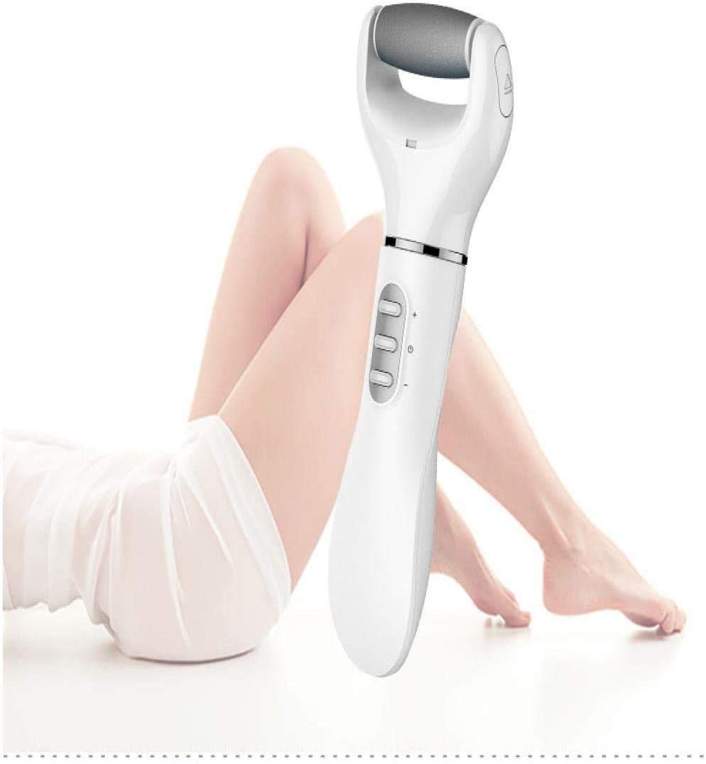 Kit elettrico per la rimozione del callo del piede, rimuovi calli ricaricabili 4 testine di levigatura Lima per piedi impermeabile portatile, strumenti per pedicure professionale Cura dei piedi per p
