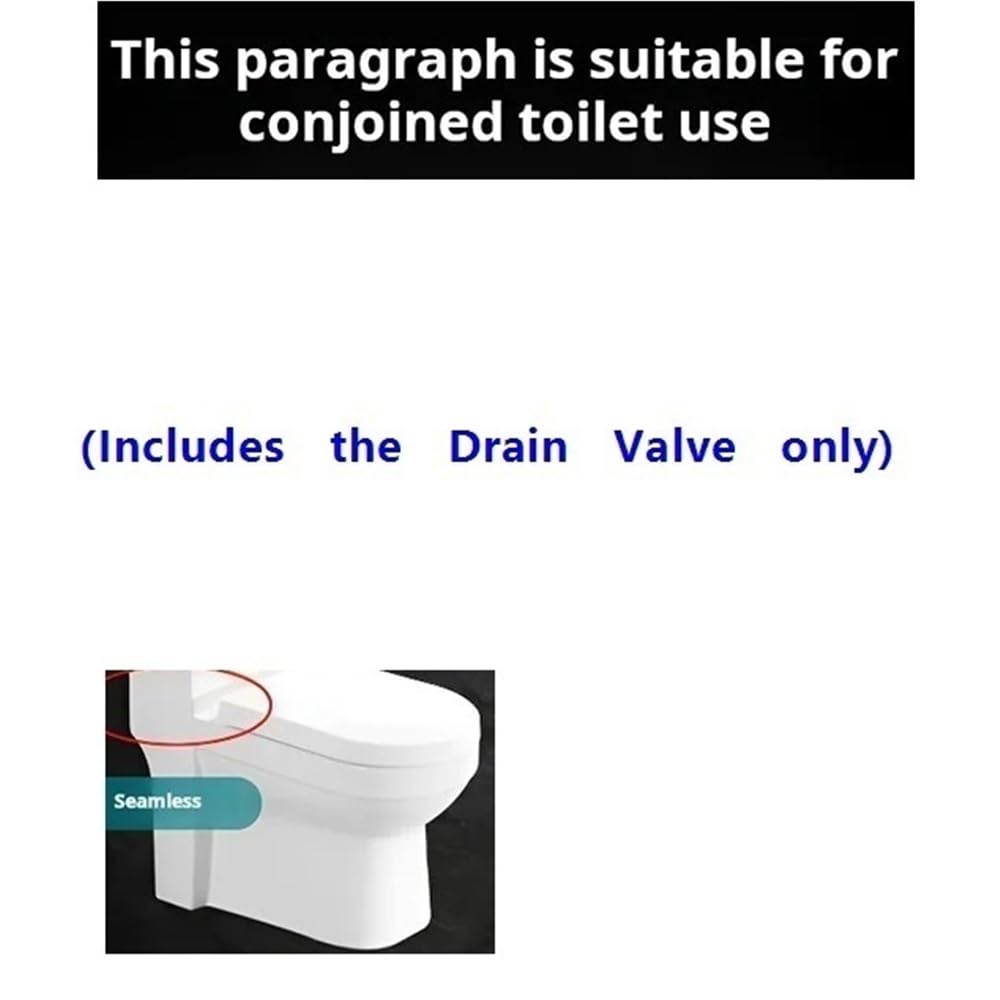 1 Juego de accesorios for cisterna de válvula de drenaje de llenado, componentes de reparación de tanque de agua de inodoro de doble descarga, accesorios(28cm)