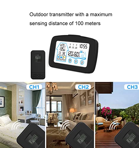 Lancoon-Digital-Weather-Station-Outdoor-Sensor-with-Remote-Control-Indoor-Comfort-Indication-Outdoor-Temperature-and-Humidity-Backlight-for-Living-Room-Home