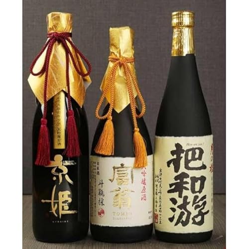 吟醸酒房 油長 京都伏見の酒 「しずく酒」3本飲み比べ|日本酒 吟醸酒 人気セット[ 京都 伏見 日本酒 大吟醸 純米吟醸 純米大吟醸 720ml 3本飲み比べ 富翁 月の桂 京姫 お酒 地酒 ご当地 酒蔵 酒造 ギフト プレゼント 贈答 お取り寄せ ]