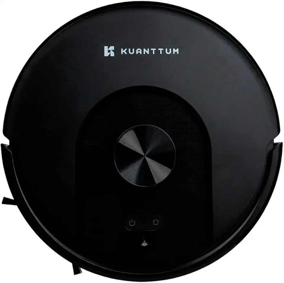Robô Aspirador Pó Inteligente Wi-Fi Kuanttum S10 Cor Preto 110/220V Integra Aplicativo Alexa Robot Vacuum S40 Passa Pano Mapeamento Bivolt
