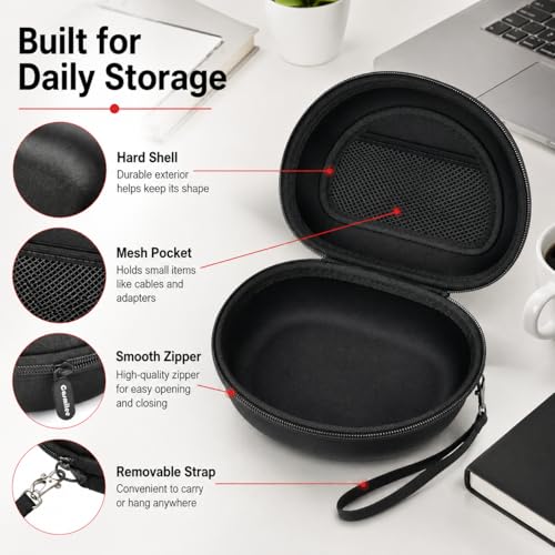 Image of Headphone Case for Skullcandy Crusher /Hesh /Evo, for JLab JBuds Lux ANC | for TOZO HT3 /HT2 Wireless Over-Ear Bluetooth Earphones, Travel Carrying, Daily Commute /Gym /Outdoor Use, Hard Box Only