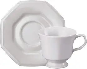 Xícara para Chá com Pires Schmidt modelo Prisma 200 ml - Cada