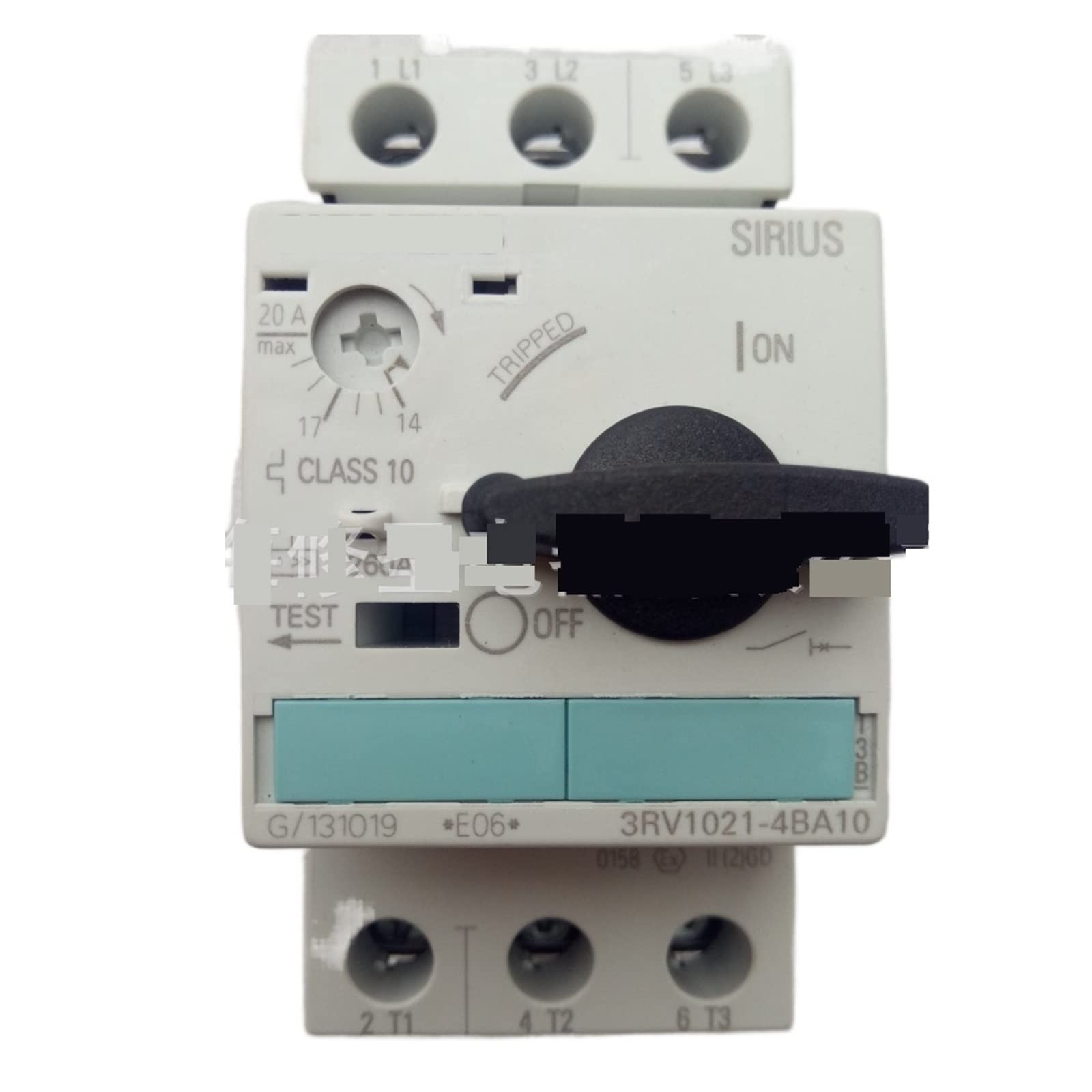 Reemplazo del Interruptor de protección del Motor 3RV1021 para mantenimiento industrial 4