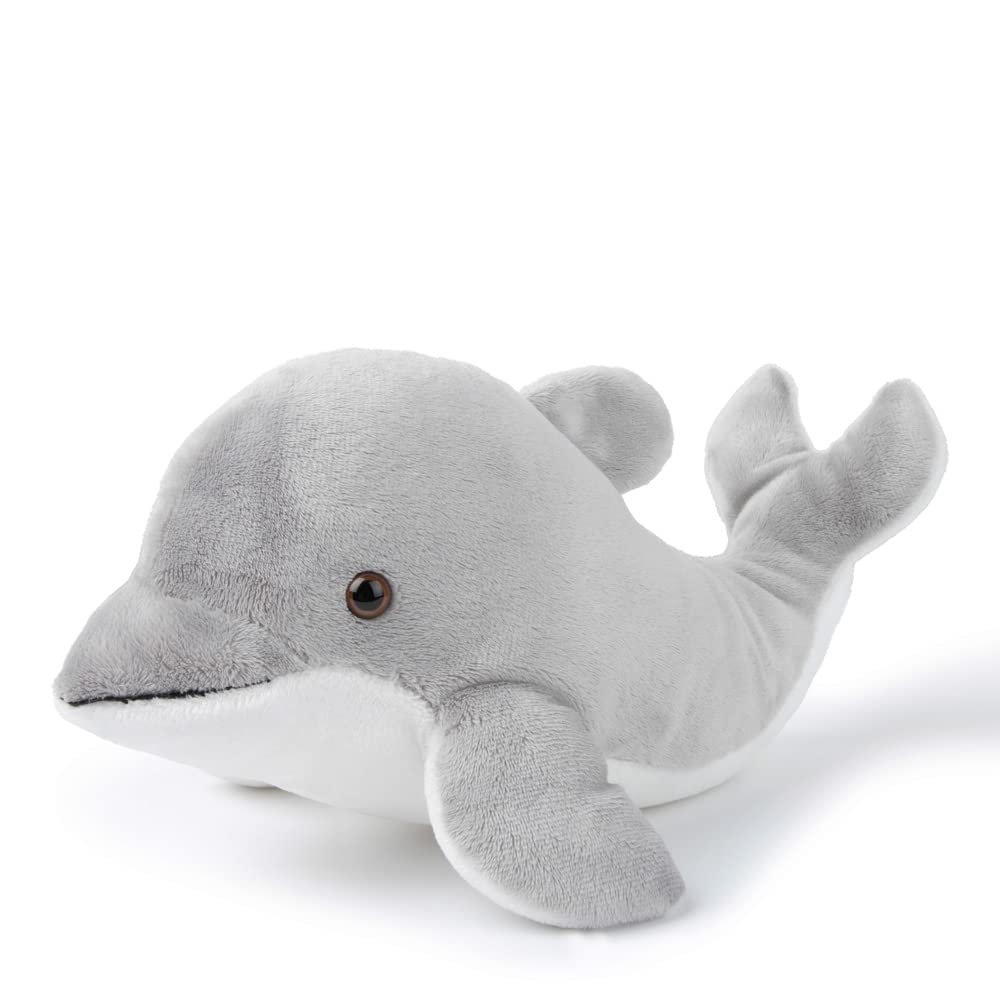 WWF 01284 Plush Toy Dolphin, Lifelike Designed Cuddly Toy, Approx. 25 cm Tall, Wonderfully Soft and Cuddly, Hand Wash Possible