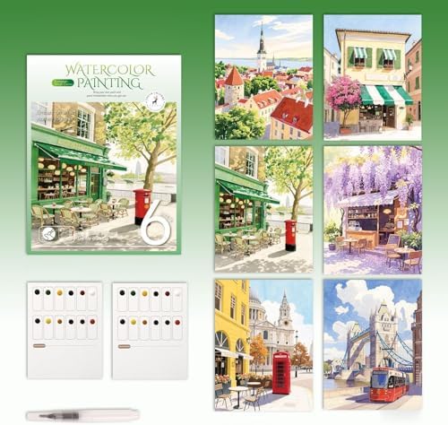 Watercolor Workbook 12 Colors Portable Professional Workbook — view 5