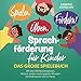 Spielen, Üben, Fördern! Sprachförderung für Kinder: Das große Spielebuch mit über 250 Spielvariationen, Reimen, Liedern und Logopädie Übungen für Kindergarten und zu Hause.