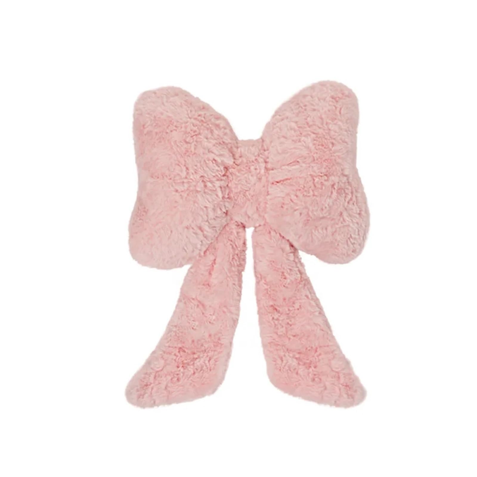 Genérico Cuscino poggiatesta for Auto in Peluche for Collo e Supporto Lombare Sedile Regolabile Universale(1 Bowknot heardrest)