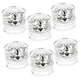 Photo Gallery housoutil 6pezzi contenitori cosmetici acrilico chiusura ermetica per viaggi e campioncini lozioni pratico e trasparente per piccoli liqui accessori Photo Gallery housoutil 6pezzi contenitori cosmetici acrilico chiusura ermetica per viaggi e campioncini lozioni pratico e trasparente per piccoli liqui accessori