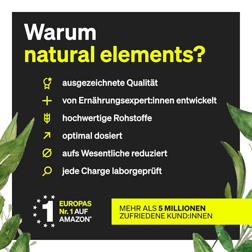 natural elements Schwarzkümmelöl (original Nigella sativa) – 400 Kapseln im 6-Monats-Vorrat – 1.000mg echtes Schwarzkümmelöl/Tag – kaltgepresst, naturbelassen – sorgfältig laborgeprüft 2