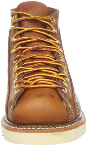 Men's Thorogood 6 Inch Lace - To - Toe Roofer Boots, Tobacco, 6.5 #TOP1
