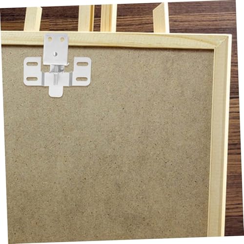 Image of jojofuny 6pcs Adjustable Art Hanging Hardware Heavy-Duty Frame Mounting Hooks for Large Picture Frames Construction Concealed Installation Versatile for Home Office and Gallery Displays