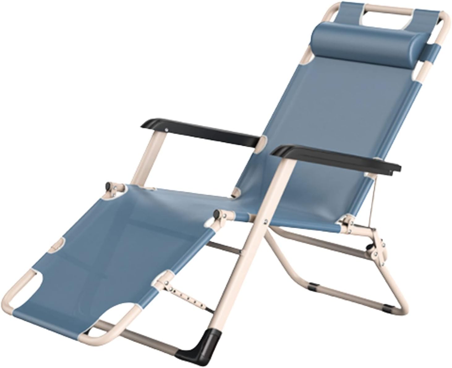 Generic Adjustable Zero Gravity Chairs Padded Zero Gravity Lounge Chair Folding Reclining Camping Chair Indoor Outdoor Reclining Patio Chair Soft