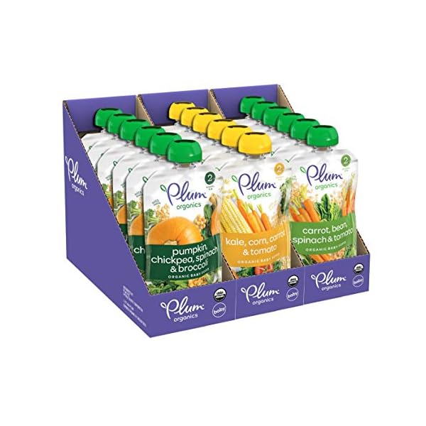 Plum-Organics-Hearty-Veggie-Organic-Baby-Food-Variety-Pack-35-Ounce-Pouch-Pack-of-18 Plum Organics Hearty Veggie, Organic Baby Food, Variety Pack, 3.5 Ounce (Pack of 18)