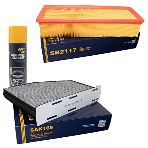 Filter Set Inspektion SCT Luftfilter + Innenraumfilter + Klimaanlagen Reiniger